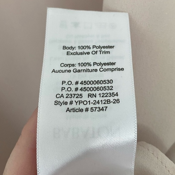 Aritzia Babaton Galen Light Pink Tank Top Size XS - Picture 6 of 8